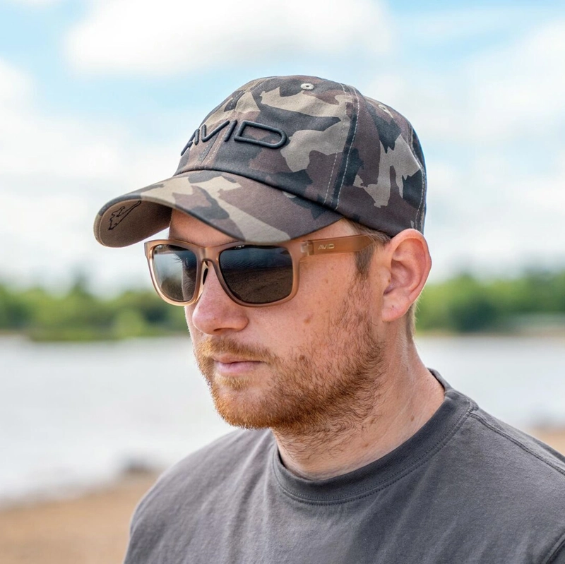 Avid Carp Distortion Baseball Cap Dark-Camo